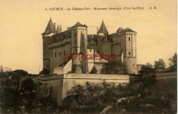 CPA SAUMUR - LE CHATEAU FORT - Saumur