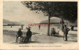 CPA AIX LES BAINS - LE LAC DU BOURGET, AU GRAND PORT - Aix Les Bains