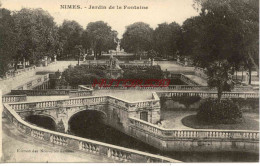 CPA NIMES - JARDIN DE LA FONTAINE - Nîmes