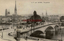 CPA ROUEN - VUE GENERALE - Rouen
