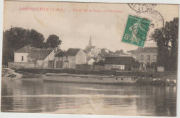 Yvelines : SARTROUVILLE  : Bords  De Seine  , Bateau Péniche - Sartrouville