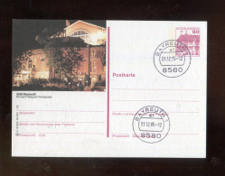 "BUNDESREPUBLIK DEUTSCHLAND" 1985, Bildpostkarte Mit Bild "BAYREUTH" Und Bildgleichem Stempel (A2130) - Cartes Postales Illustrées - Oblitérées
