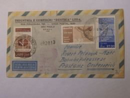 BRAZIL AIRMAIL REGISTERED COVER TO AUSTRIA 1961 - Andere & Zonder Classificatie