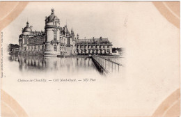 In 6 Languages Read A Story: Le Chateau De Chantilly. Côté Nord-Ouest. La Façade. | The Castle North-Western Side. - Chantilly