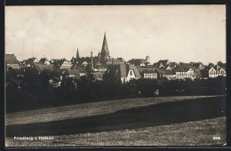 AK Friedberg I. Hessen, Teilansicht Mit Kirche  - Friedberg