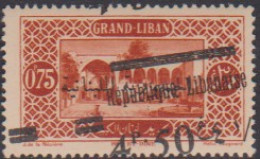 Grand Liban 105h** Variété Surcharge De Travers - Andere & Zonder Classificatie