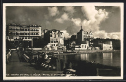 AK Sassnitz A. Rügen, Ostseebad, Hotel Mit Strandpromenade  - Sassnitz