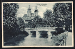 AK Donaueschingen, Schützenbrücke  - Donaueschingen