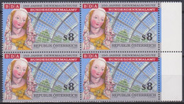 2000 , Mi 2313 ** (2) - 4 Er Block Postfrisch - 150 Jahre Denkmalschutz - Altenmarkter Madonna - Unused Stamps