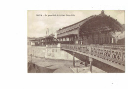 Cpa - 21 - DIJON - Gare Dijon-Ville - Le Grand Hall - Animation - Train L.B. Dijon - Dijon