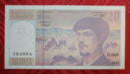 Billet 20 Francs Debussy 1995 / U.049-584004 / SPL - 20 F 1980-1997 ''Debussy''