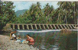 Cpsm Les Eaux De La Rivière De Tiare - Polinesia Francese