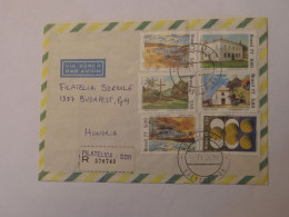 BRAZIL AIRMAIL REGISTERED COVER TO HUNGARY 1973 - Other & Unclassified