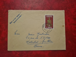Lettre / Carte   1956      SAAR  SAARBRUCKEN  INTERNATIONALE SAARMESSE - Autres & Non Classés