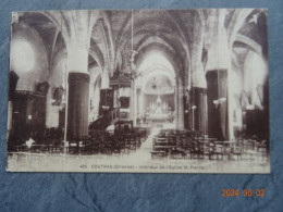 COUTRAS  INTERIEUR DE L'EGLISE ST PIERRE - Sonstige & Ohne Zuordnung