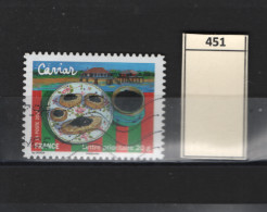 PRIX F. Obl 451 YT 4896 MIC  Caviar Aquitaine Saveurs De Nos Régions 59 - Used Stamps