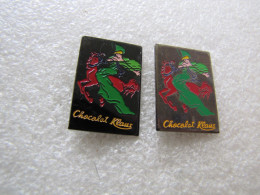 PIN'S    LOT 2  CHOCOLAT KLAUS  Différent - Alimentation