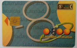 Argentina 50 Units Chip Card - 0-800, Llamadas Gratuitas - Argentina