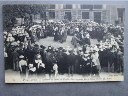 CPA 29  Finistère PONT AVEN - Théodore . BOTREL - Concours De Danse De Vieilles Gens Organisé Par Le Barde Breton.1910 - Pont Aven