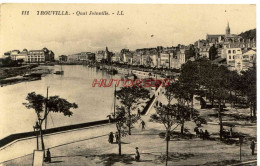 CPA TROUVILLE - QUAI JOINVILLE - LL - Trouville