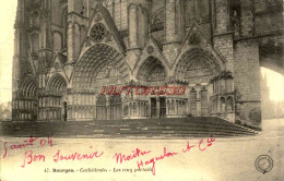 CPA BOURGES - CATHEDRALE - LES CINQ PORTAILS - Bourges