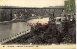 CPA MAYENNE - LE VIADUC VU DU CHATEAU - LL - Mayenne