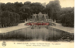 CPA SAINT CLOUD - LE PARC - LA GRANDE CASCADE - Saint Cloud