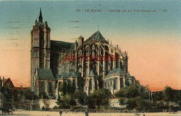 CPA LE MANS - ABSIDE DE LA CATHEDRALE - LL - Le Mans