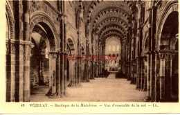 CPA VEZELAY - BASILIQUE DE LA MADELEINE - VUE D'ENSEMBLE - LL - Vezelay