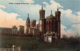 CPA LYON - L'EGLISE DE FOURVIERE - Autres & Non Classés