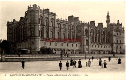 CPA SAINT GERMAIN EN LAYE - FACADE SEPTENTRIONALE DU CHATEAU - LL - St. Germain En Laye (Château)