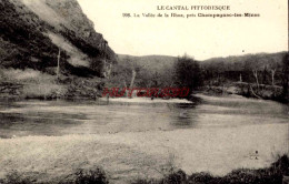 CPA CHAMPAGNAC LES MINES - (CANTAL) - LA VALLEE DE LA RHUE - Andere & Zonder Classificatie