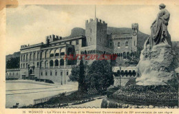 CPA MONACO - LE PALAIS DU PRINCE ET LA MONUMENT COMMEMORATIF - Sonstige & Ohne Zuordnung