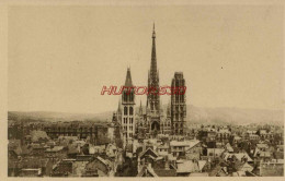 CPA ROUEN - VUE GENERALE SUR LA VILLE ET LA CATHEDRALE - Rouen