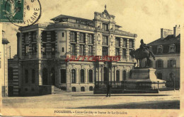 CPA FOUGERES - USINE CORDIER ET STATUE DE LARIBOISIERE - Fougeres