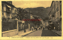 CPA AMELIE LES BAINS - 66 - AVENUE DU VALLESPIR ET LES VILLAS - LL - Autres & Non Classés