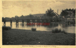 CPA MIMIZAN - MIMIZAN-BOURG - PASSERELLE SUR LE COURANT  L'ETANG - Mimizan