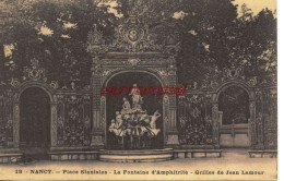 CPA NANCY - PLACE STANISLAS - LA FONTAINE D'AMPHITRITE - Nancy