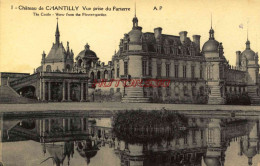 CPA CHANTILLY - CHATEAU - VUE PRISE DU PARTERRE - Chantilly