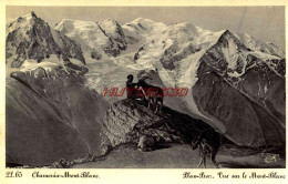 CPA CHAMONIX - PLAN PRAZ - VUE SUR LE MONT BLANC - Chamonix-Mont-Blanc