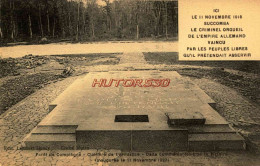 CPA COMPIEGNE - CLAIRIERE DE L'ARMISTICE - DALLE COMMEMORATIVE - Compiegne