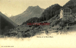 CPA GIETROZ - SUISSE - GIETROZ ET LE MONT BLANC - Other & Unclassified