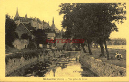 CPA SAINT GAULTIER - (INDRE) - VUE PRISE DU CANAL - Autres & Non Classés