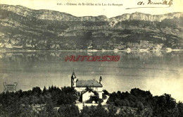 CPA SAVOIE - CHATEAU DE ST GILLES ET LE LAC DU BOURGET - Autres & Non Classés