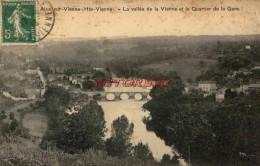 CPA AIXE SUR VIENNE - LA VALLEE DE LA VIENNE ET LE QUARTIER DE LA GARE - Aixe Sur Vienne