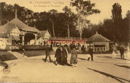 CPA ISLE ADAM - 95 - LA PLAGE - LE KIOSQUE  MUSIQUE - L'Isle Adam