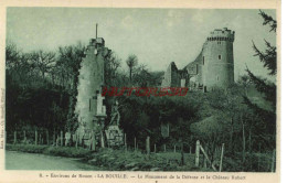 CPA ROUEN - ENVIRONS - LA BOUILLE - LE MONUMENT ET LE CHATEAU ROBERT - Rouen
