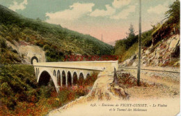 CPA VICHY - CUSSET - LE VIADUC ET LE TUNNEL DES MALAVAUX - Vichy