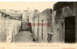 CPA ESNANDES - 17 - CHEMIN DE RONDE DE L'EGLISE FORTIFIEE - Autres & Non Classés