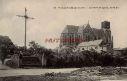 CPA VIEILLEVIGNE - 44 - CALVAIRE ET EGLISE NORD EST - Andere & Zonder Classificatie